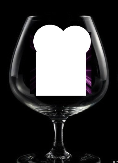 wine glass 3 overlay-hdh 3 pictures Photo frame effect