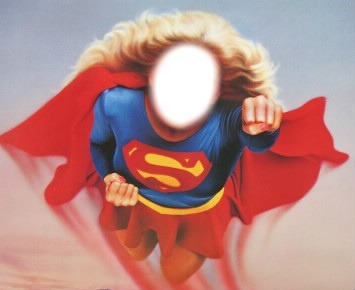 supergirl Fotomontaža