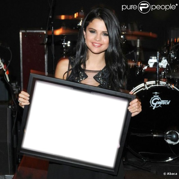 Visage D'or Selena Gomez Montaje fotografico