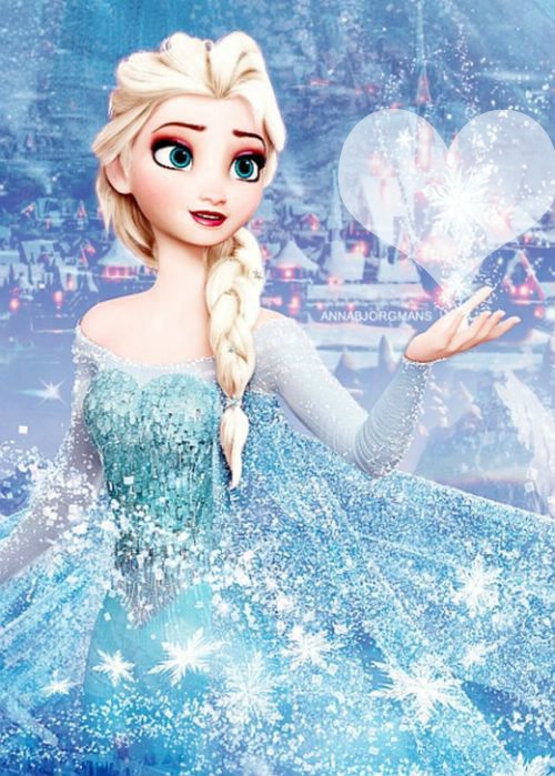 Elsa Photo frame effect