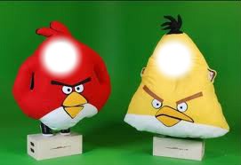 Angry Birds Face The Best Fotomontasje