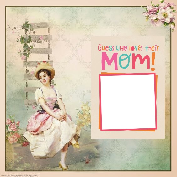 mothers day Photo frame effect