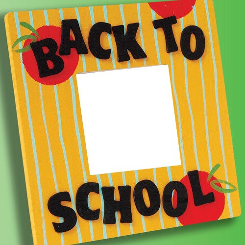 back to school Photo frame effect