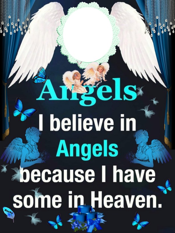 i belive in angels Fotomontage