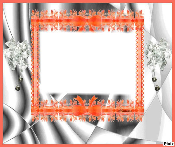 orange Photo frame effect