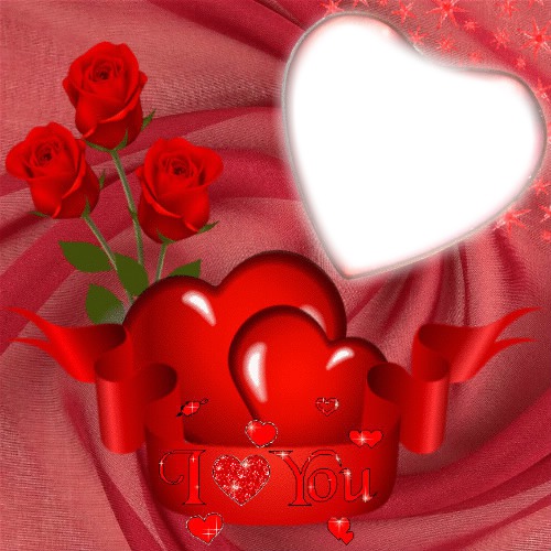 1 photo coeur amour rose love iena Montage photo