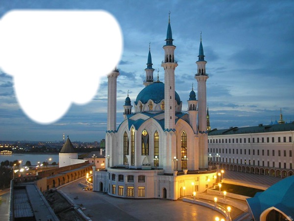 Mosquée Fotomontaggio