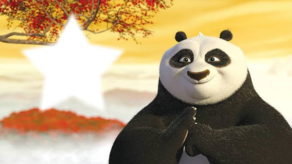 kung fu panda Fotómontázs