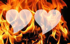 LOVE FLAMES Montage photo