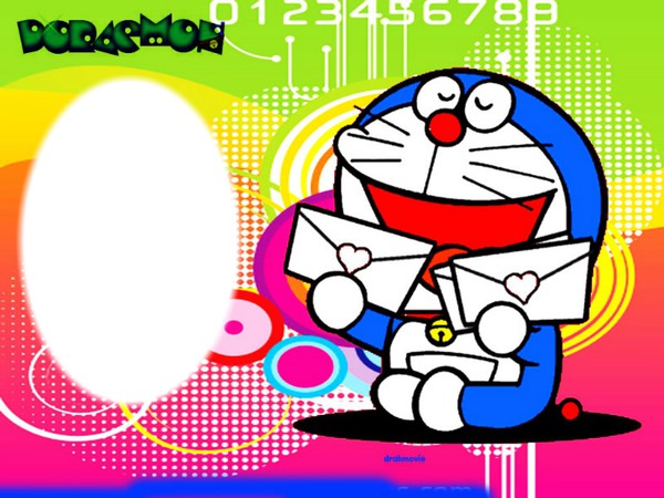 Doraemon Frame Montaje fotografico