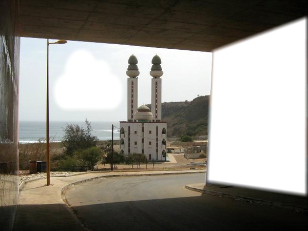 Mosquée de la divinité Fotomontage