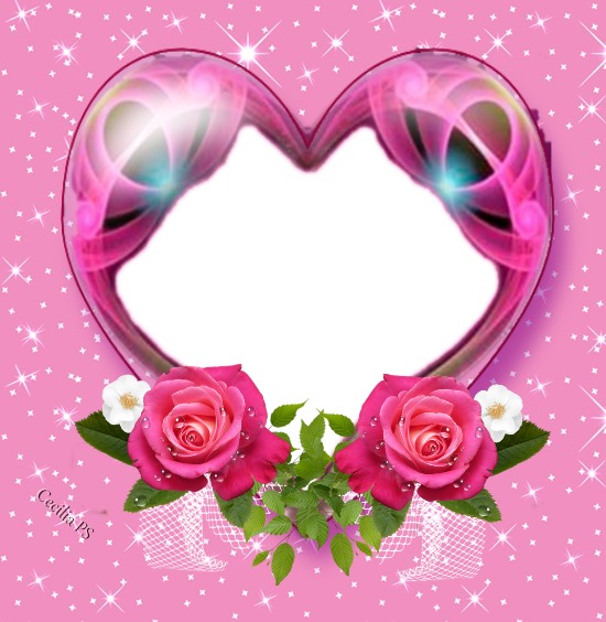Cc Rosas Corazón Photomontage