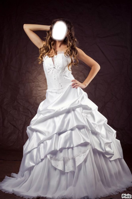 star robe de mariée Fotomontaggio