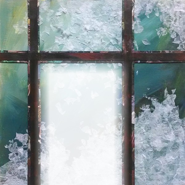 frosty window Фотомонтаж