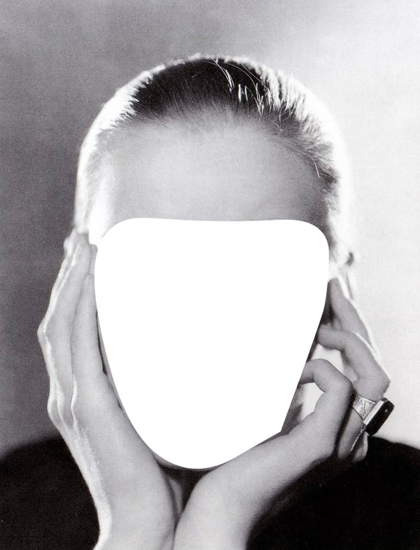 Greta Garbo Photo frame effect