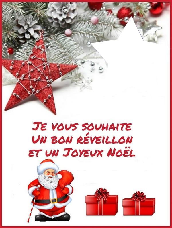 Joyeux Noël Fotomontasje