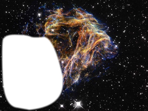 galaxie feu Fotomontāža