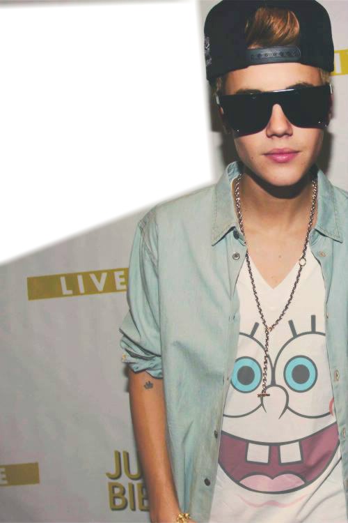 J.Bieber Photo frame effect
