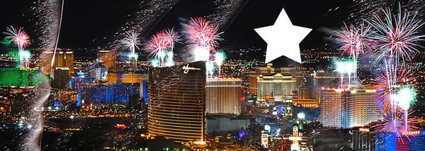 Las Vegas Christmas Fotomontage