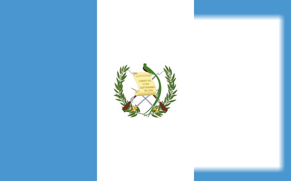 Guatemala flag Fotomontasje