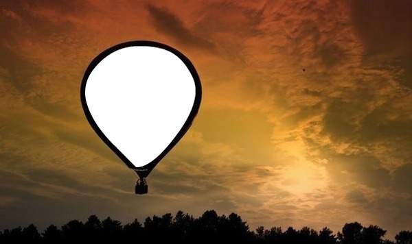 montgolfiere Fotomontage