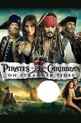 Piratas do caribe Fotomontažas