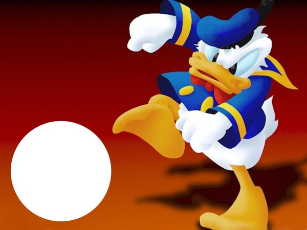 Donald Duck Fotomontage