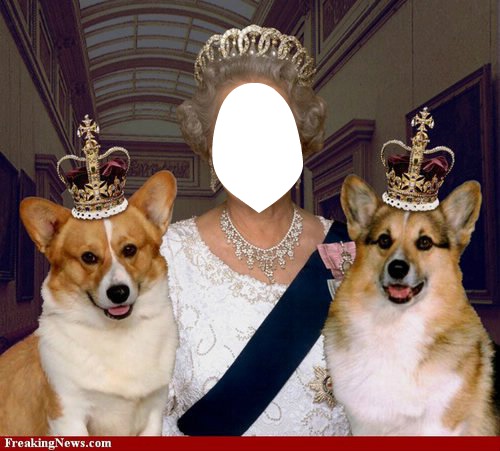 God save the queen Photomontage