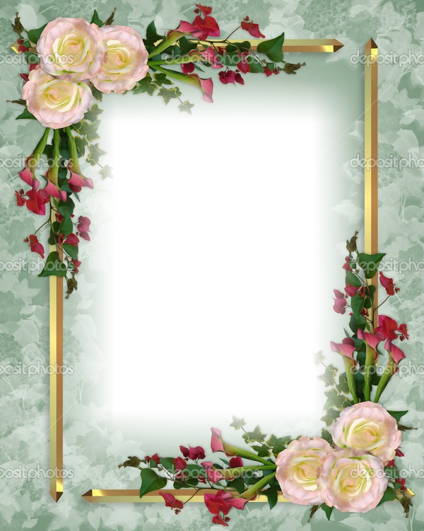 rose frame Photo frame effect | Pixiz