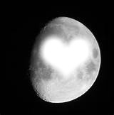 lune magnifique Photomontage