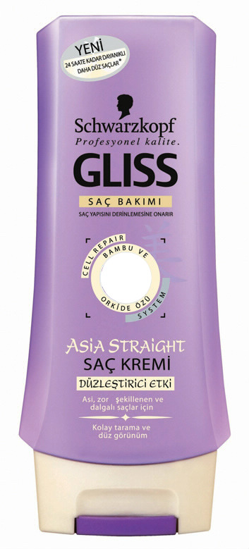 Gliss Asia Straight Conditioner Fotomontaggio