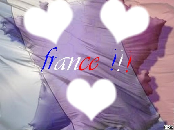 la france ♥ フォトモンタージュ