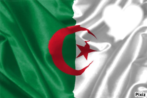 drapeau algérie Fotomontagem