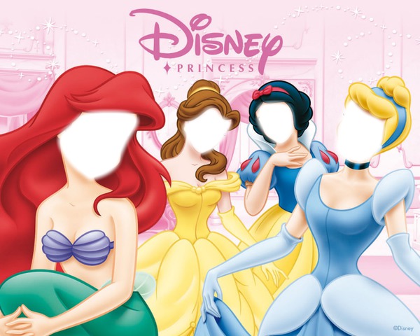 princesses disney Photo frame effect
