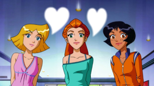 Les Totally Spies Photo frame effect