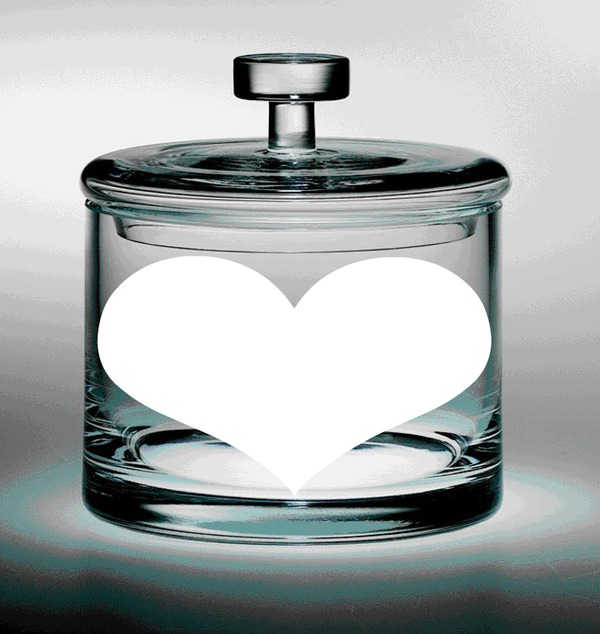 heart jar Photomontage