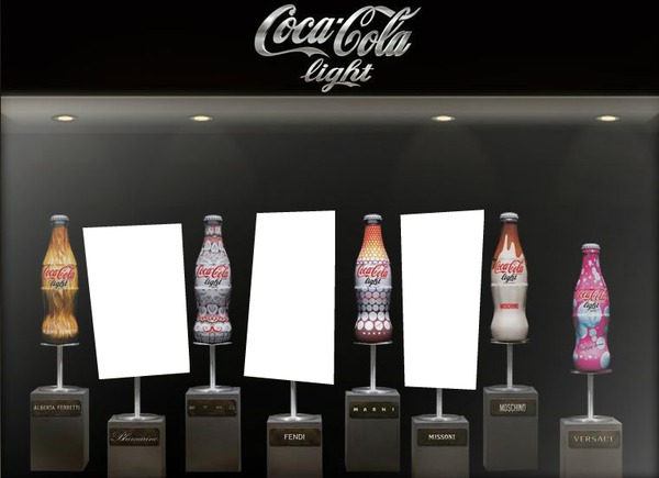 coca cola light Photomontage