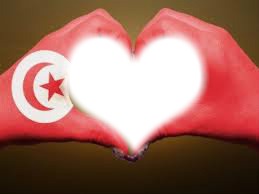 coeur tunisien Photo frame effect