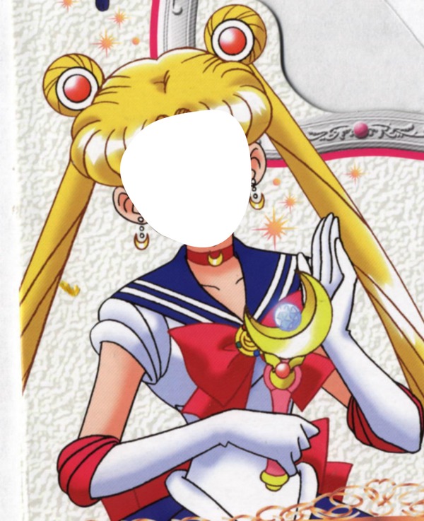 Sailor Moon Yüzü Φωτομοντάζ