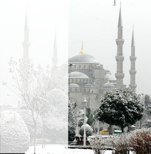 vista Istambul Fotomontagem