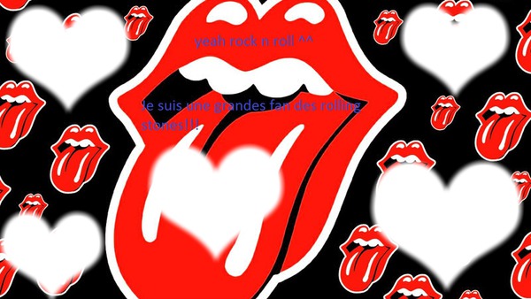 rolling stones Photo frame effect