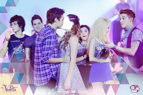 Quem vai beijar o León? Photo frame effect