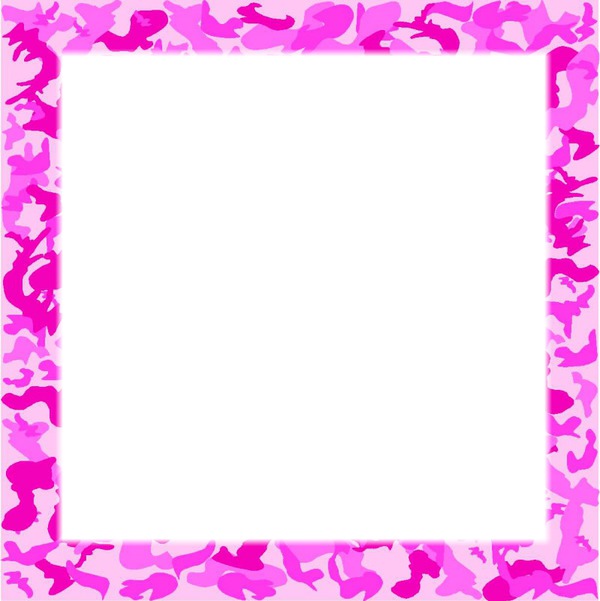 pink camo Photo frame effect