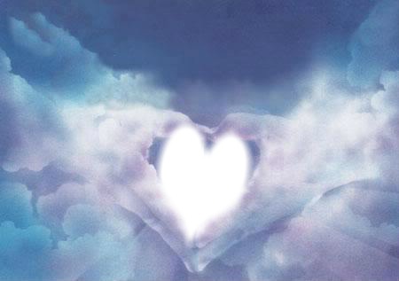 coeur de nuages Fotomontage