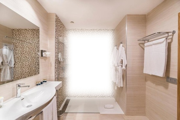 fürdőszoba Fotomontage