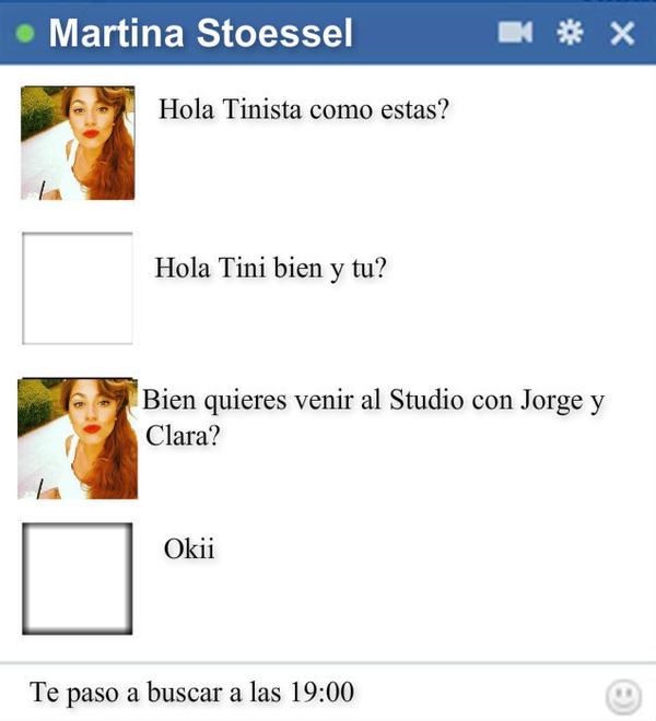 Chat Falso con Tini Stoessel Montage photo