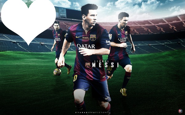 Lionel Messi 10 フォトモンタージュ