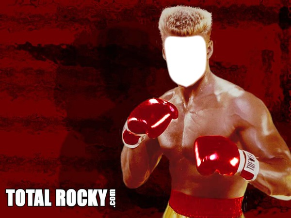 Rocky Ivan Drago Montaje fotografico