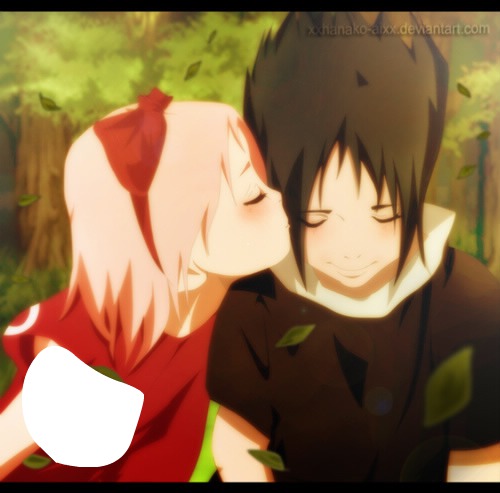 Sakura e Sasuke Фотомонтаж