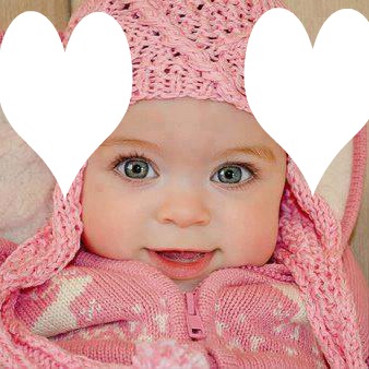 kalpli bebek foto montaj Photo frame effect